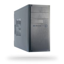 Chieftec HT-01B-350GPB Midi-Tower-Computer-Sicherheits- und Halterungssystem, Schwarz, 350 W