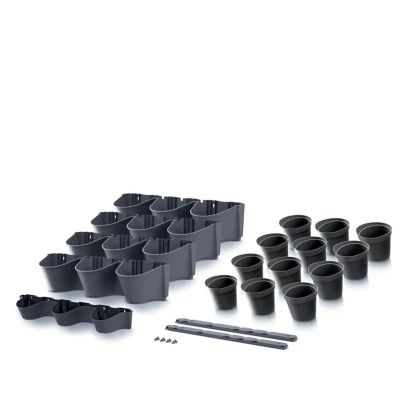 47. Vertikales Gartenblumenbeet, hängend, Anthrazit