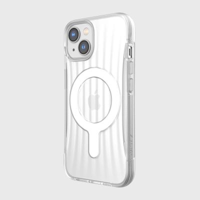 7. Raptic X-Doria Clutch Case iPhone 14 mit MagSafe Rückseite transparent