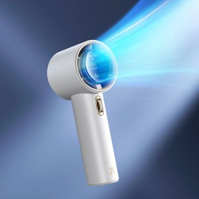 4. Jisulife Handventilator Pro1 3600 mAh FA53 (ABS) Mini-Gebläse, tragbarer USB-Ventilator – Weiß