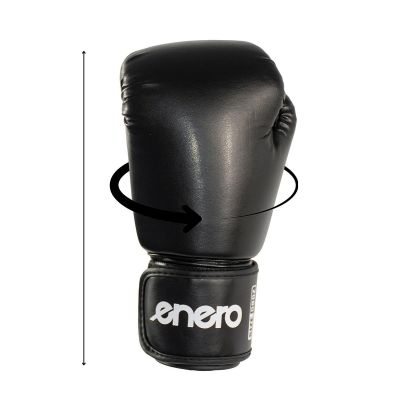 11. ENERO Boxhandschuhe Schwarz 12 oz