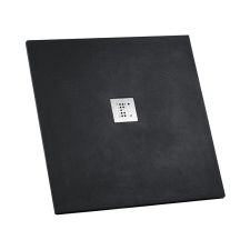 Duschwanne Strato 90x90cm Schwarz