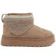 2. Big Star UU274169 Wasserdichte beige Plateau-Schneestiefel für Damen