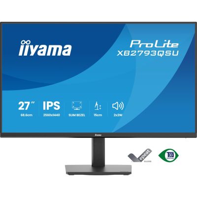 2. iiyama ProLite XB2793QSU-B1 Computermonitor 68,6 cm (27") 2560 x 1440 px Quad HD LED Schwarz