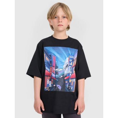 Oversize-T-Shirt für Jungen mit Aufdruck 4F 4FJRAW25TTSHM3061-20S