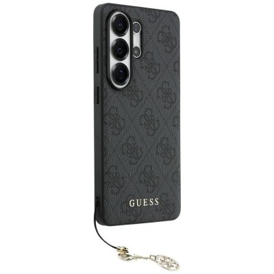 3. Guess 4G Classic Logo Charm MagSafe Hülle für Samsung Galaxy S26 Ultra - Schwarz
