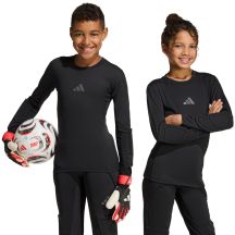 adidas Gepolstertes Torwart-Langarmshirt für Kinder, Schwarz KA1678