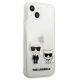 4. Transparente Karl Lagerfeld Karl & Choupette Hülle für iPhone 13 mini - transparent