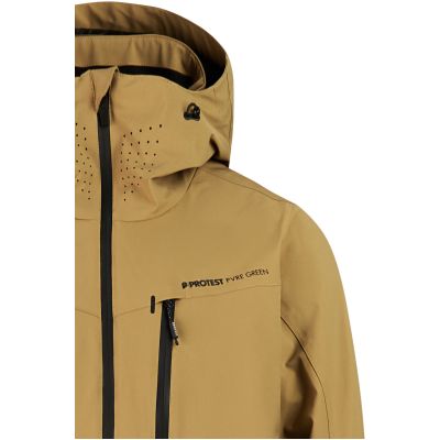 2. Herren-Ski-/Snowboardjacke mit Kapuze und Reißverschluss PROTEST PRTTIMOTHY, braun