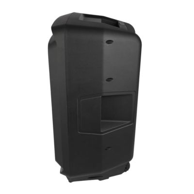 24. V-TONE OrionX 14 ACCU – Aktivlautsprecher, schwarz, wiederaufladbar, Bluetooth, TWS, USB, AUX, FM, DSP, ausziehbarer Griff, Transportrollen, 135 W RMS