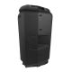 24. V-TONE OrionX 14 ACCU – Aktivlautsprecher, schwarz, wiederaufladbar, Bluetooth, TWS, USB, AUX, FM, DSP, ausziehbarer Griff, Transportrollen, 135 W RMS