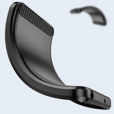 3. Carbon Case Hülle für Realme GT Neo 3 flexible Silikon-Carbon-Hülle schwarz