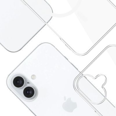 4. 3mk Clear MagCase Hülle für Apple iPhone 16 – transparent