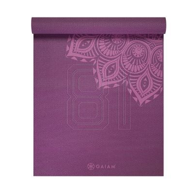 4. Lila Mandala Yogamatte 6mm GAIAM 62202