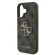6. Guess 4G Big Logo Case für iPhone 16 - Braun