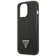 6. Guess Saffiano Triangle Logo Hülle für iPhone 14 Pro Max - schwarz