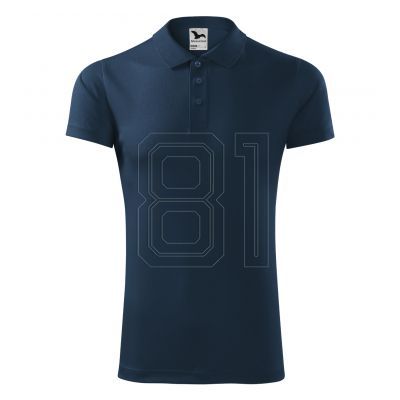 3. Malfini Victory M MLI-21702 Poloshirt, marineblau