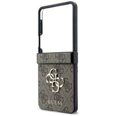 5. Guess Big 4G Logo Hülle für Samsung Galaxy Z Flip 8 - Braun