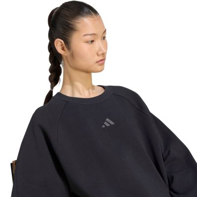 4. adidas Damen-Sweatshirt mit kleinem Logo, schwarz, KV7352