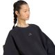 4. adidas Damen-Sweatshirt mit kleinem Logo, schwarz, KV7352