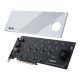 8. ASUS Hyper M.2 PCIe 4.0 x16 Controllerkarte, 4x M.2 NVMe (2242/2260/2280/22110) GEN 4