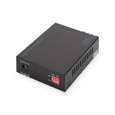 25. Medienkonverter RJ45 10/100/1000Base-T auf SC Duplex 1000Base-LX, SM, 20 km