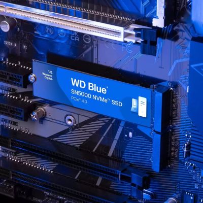 4. WD Blue SN5000 500GB M.2 NVMe SSD WDS500G4B0E