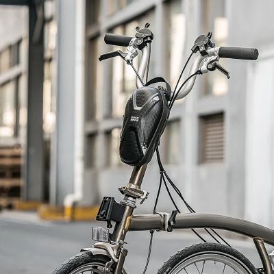 9. Rockbros Tasche 3011006301 für den Lenker eines Fahrrads oder Rollers 1,3 l – Schwarz
