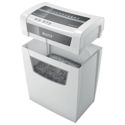 3. Leitz IQ Home Office P4 Aktenvernichter, 10 Blatt, 23-Liter-Auffangbehälter