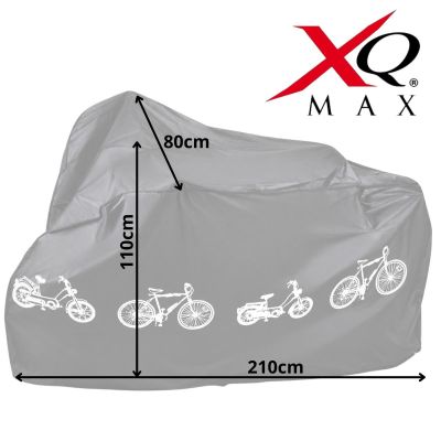 3. Schwarze Abdeckung für Motorrad, Fahrrad und Roller XQMAX
