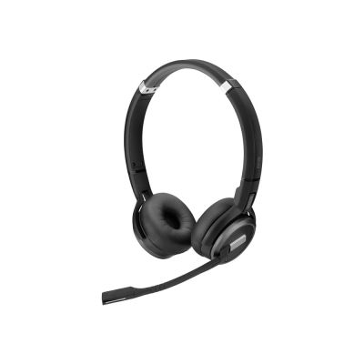 EPOS IMPACT SDW 5066 – Kabelloses Headset mit Kopfbügel für Büro/Callcenter (EU/UK/AUS), Schwarz