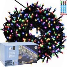 SOLAR-LICHTERKETTE MIT 480 LED, 13 FUNKTIONEN, USB, MULTICOLOR