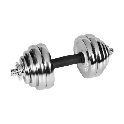 3. REBEL ACTIVE VERSTELLBARE CHROM-HANTELN IM KOFFER MIT HANTELSTANGE, SET 30 KG