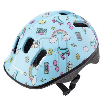 7. Meteor KS06 Rainbow Jr Fahrradhelm 17435 Größe S 48-52 cm