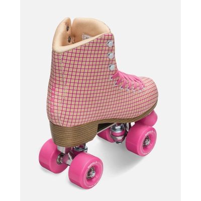 11. Impala Squad Skate Pink Tartan Rollschuhe