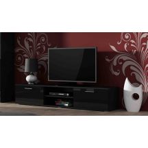 TV-Schrank SOHO 180 schwarz/glänzend schwarz