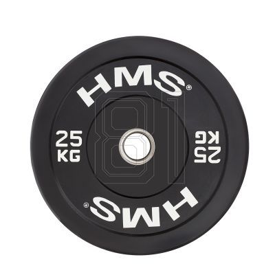 27. Olympiascheibe HMS BLACK BUMPER 25 kg BBR25 