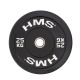 27. Olympiascheibe HMS BLACK BUMPER 25 kg BBR25 
