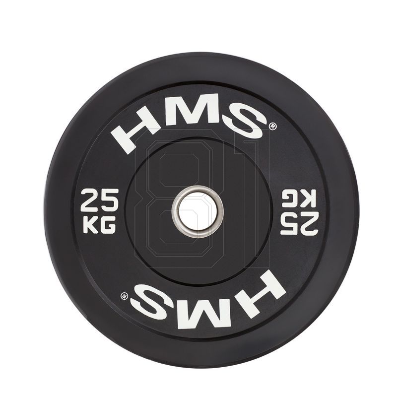 27. Olympiascheibe HMS BLACK BUMPER 25 kg BBR25 