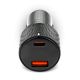6. EVERACTIVE Autoladegerät 1x USB QC3.0, 1x USB-C PD 75W SCHWARZ CC-50Q