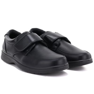 8. Schwarze Herrenschuhe mit Klettverschluss Vanhorn Z26-TO90404