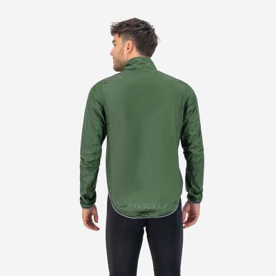4. Rogelli ESSENTIAL Regenjacke grün 3XL