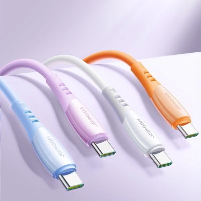 8. Joyroom S-A59 Vibrant Series 60W USB-C - USB-C-Kabel 1,2 m - Lila