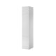 3. PAFOS 1D Kleiderschrank mit Aufsatz 45x55,5x45 weiß matt
