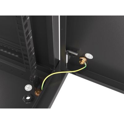 4. Lanberg WF01-6409-00B 9HE Rack-Wandschrank Schwarz