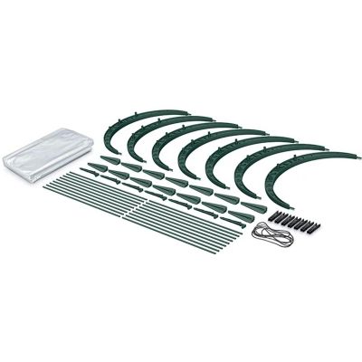 13. FLOO GEWÄCHSHAUS-FOLIE-TUNNEL 360CM WALDGRÜN