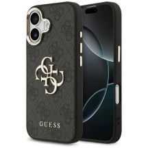 Guess 4G Big 4G Classic Logo Hülle für iPhone 17 - Schwarz und Gold