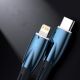 16. Baseus Glimmer Series Schnellladekabel USB-A auf USB-C 100 W 480 Mbit/s 1 m Schwarz