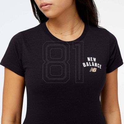 5. New Balance Sport Core Arch Cotton ATH BK W T-Shirt WT31804BK