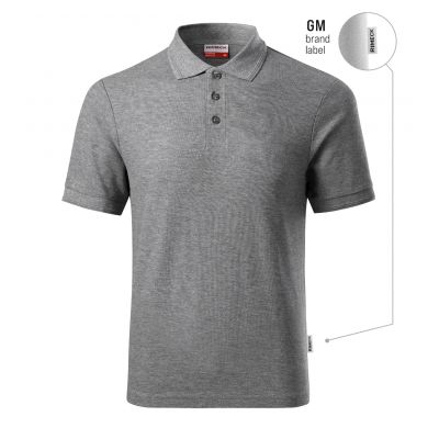Reserve-Poloshirt für Herren (Dunkelgrau Melange (Markenlabel))
